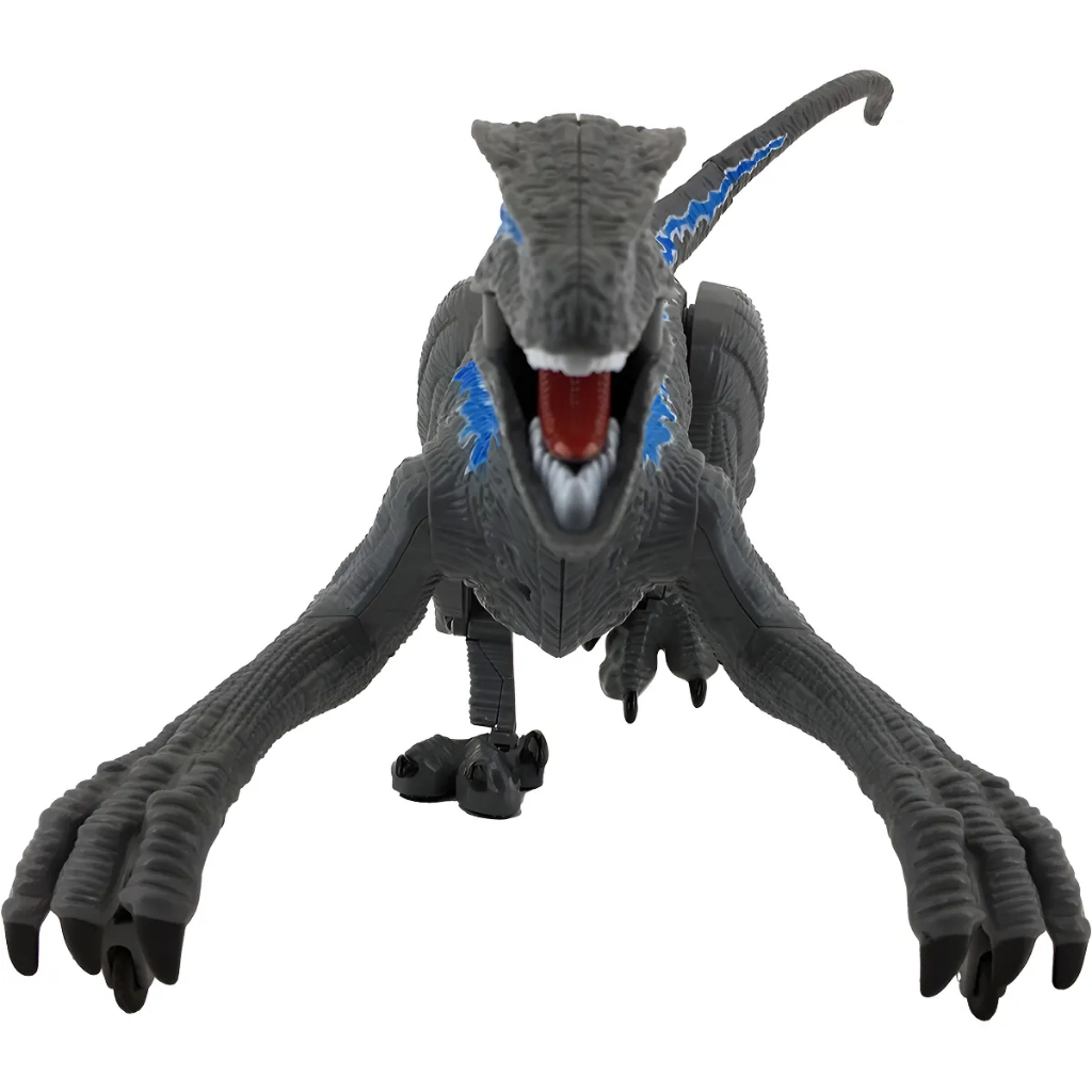 Robô Dinossauro Rush Raptor com Controle Remoto 7 Funções - Candide 1133