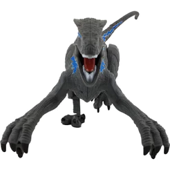 Robô Dinossauro Rush Raptor com Controle Remoto 7 Funções - Candide 1133