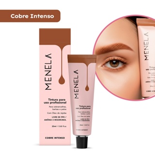 Tintura Menela Cobre Intenso Sobrancelhas E Cílios Coloração Profissional em Oferta na Shopee