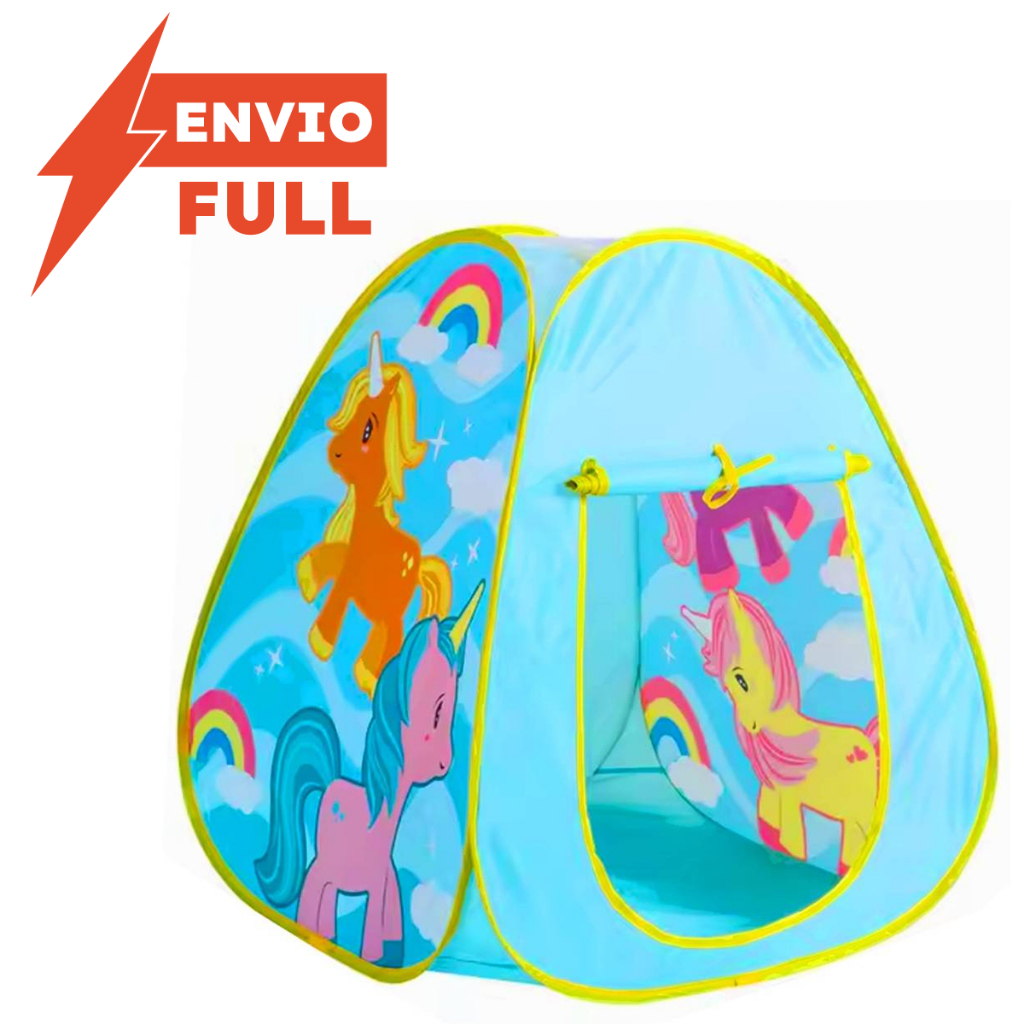 Barraca Luxo Unicórnio Menina - Toca Auto Montável - Tenda de Poliéster De Ultima Geração - Inmetro em Oferta na Shopee
