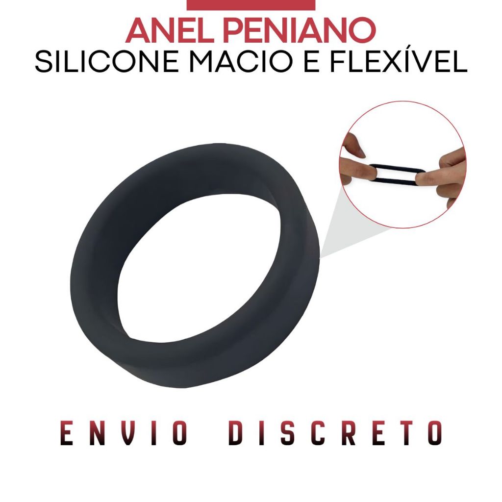 Anel Peniano Retarda Ejaculação Pênis Duro Liso Cook Ringn Sex Shop Anel Para Pênis  - Lovetoys em Oferta na Shopee