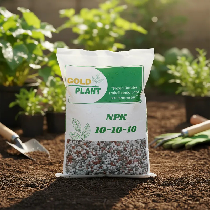 Adubo NPK 101010 Fertilizante 2, 5 ou 10 KG Horta Plantas Flores Jardinagem Gold Plant em Oferta na Shopee