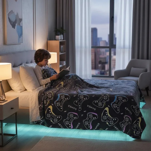 Manta Brilha no Escuro infantil 1,80x2,00Mt Premiun em Oferta na Shopee