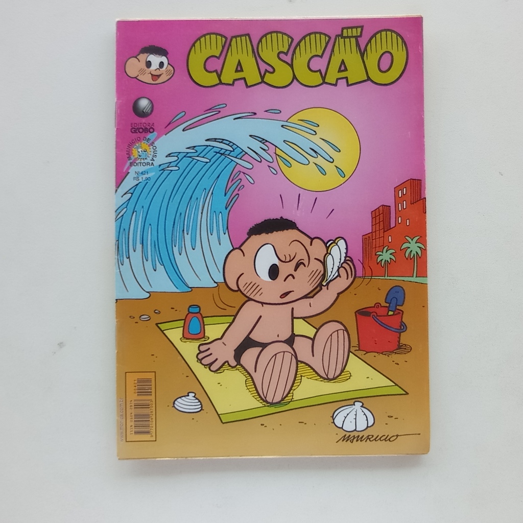 Gibi Cascão nº 421 - Turma da Mônica - Ed. Globo - 2003