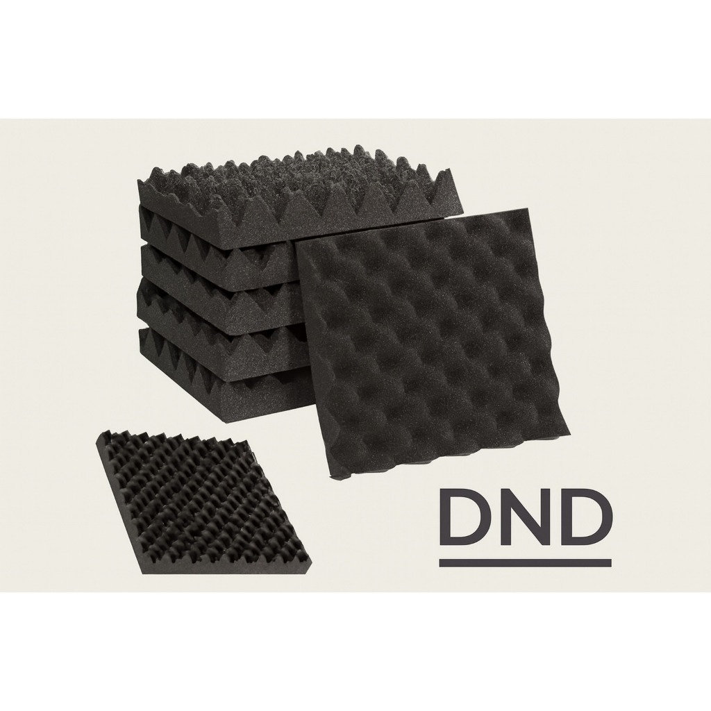 ESPUMA PARA ISOLAMENTO ACUSTICO CAIXA DE OVO ACUSTICA KIT COM 20 ABSORÇÃO DE SOM STÚDIO SONORO