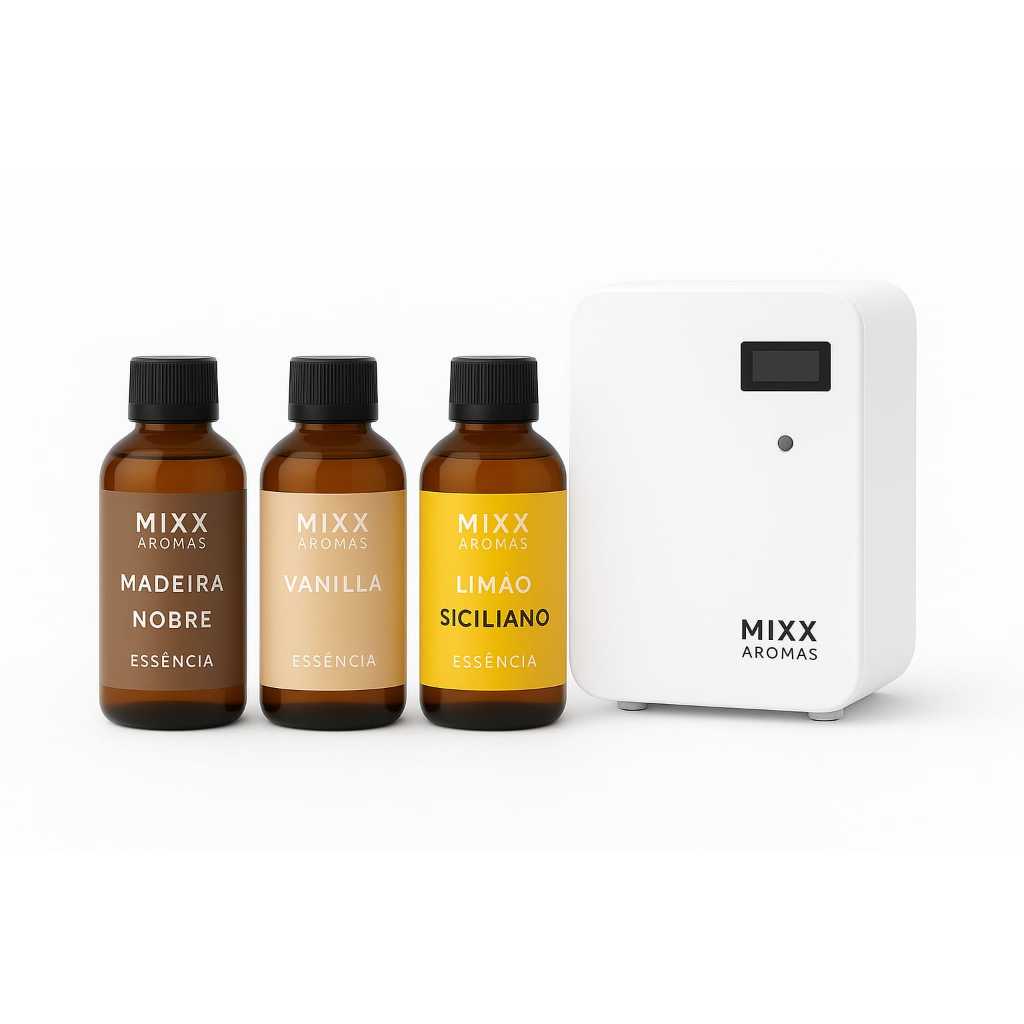 KIT 3 MADEIRA NOBRE LIMAO VANILLA IDEAL MAQUINA NEVOA 200ML
