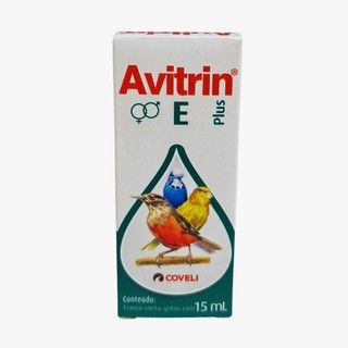 Avitrin E 15ml Vitamina Essencial Para Pássaros Reprodução