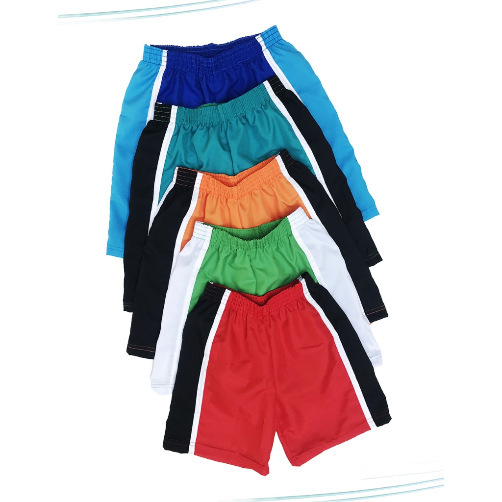 Kit 5 Bermudas Shorts Infantil Juvenil 10 ao 16 Menino Tactel Estampado Praia Verão Sortidas Promoção
