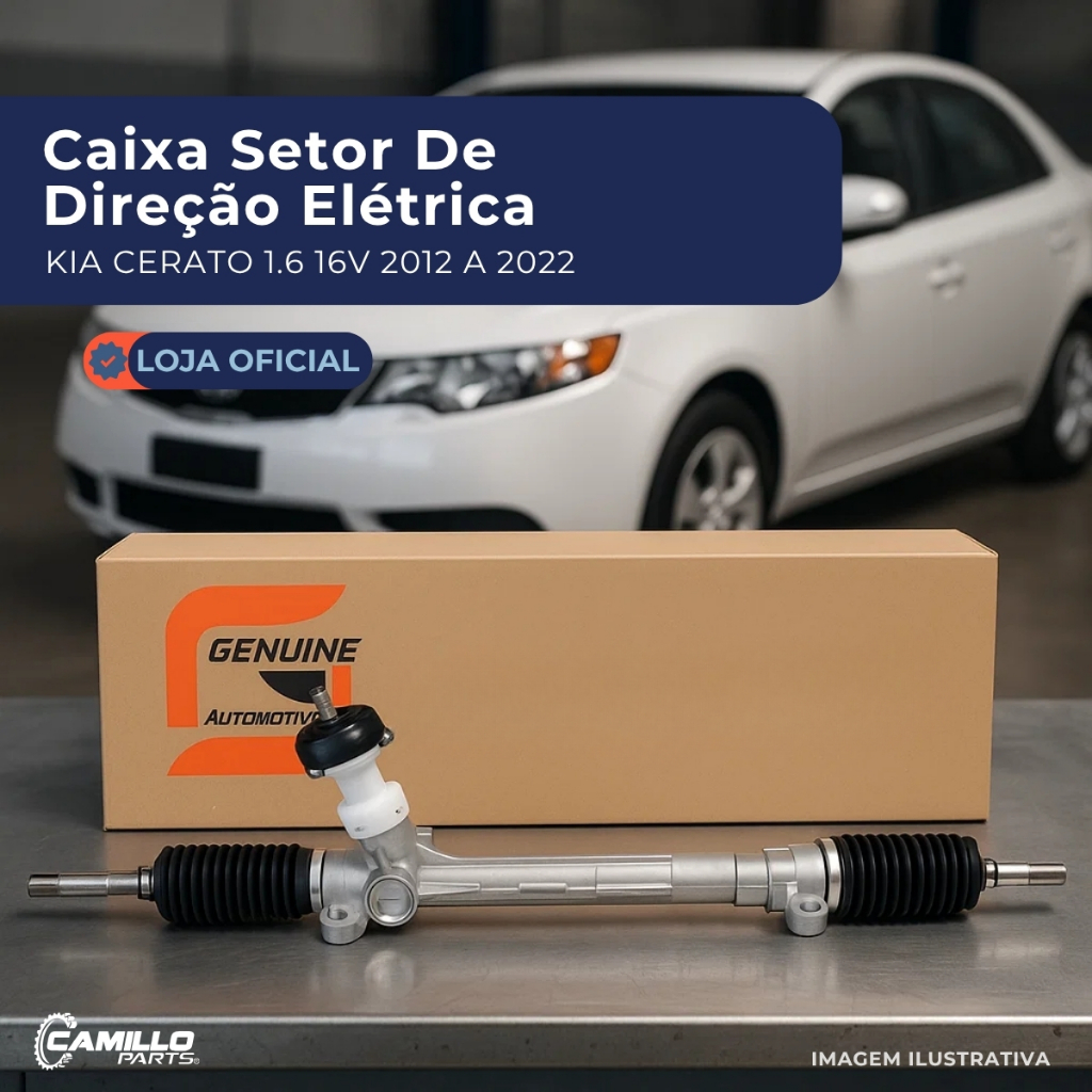 Caixa Setor Direção Elétrica Kia Cerato 1.6 16v 2012 2022 Alta Durabilidade Garantia