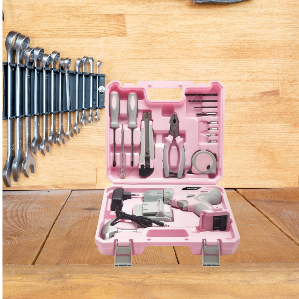 Parafusadeira Rosa Britânia 15 acessórios 2 em 1 BPFE12R - Bivolt em Oferta na Shopee