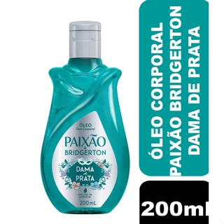 Óleo Corporal Paixão & Bridgerton Dama de Prata com Ação Desodorante 200ml em Oferta na Shopee