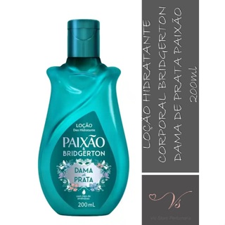 Loção Hidratante Corporal Paixão & Bridgerton Dama de Prata com Ação Desodorante 200ml em Oferta na Shopee