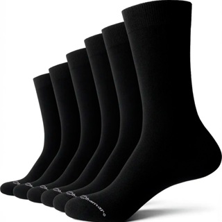 Kit 6 Pares Meias Zhamaro Premium Social Casual Algodão Cano Alto Confortável Clássica Elegante Masculina em Oferta na Shopee