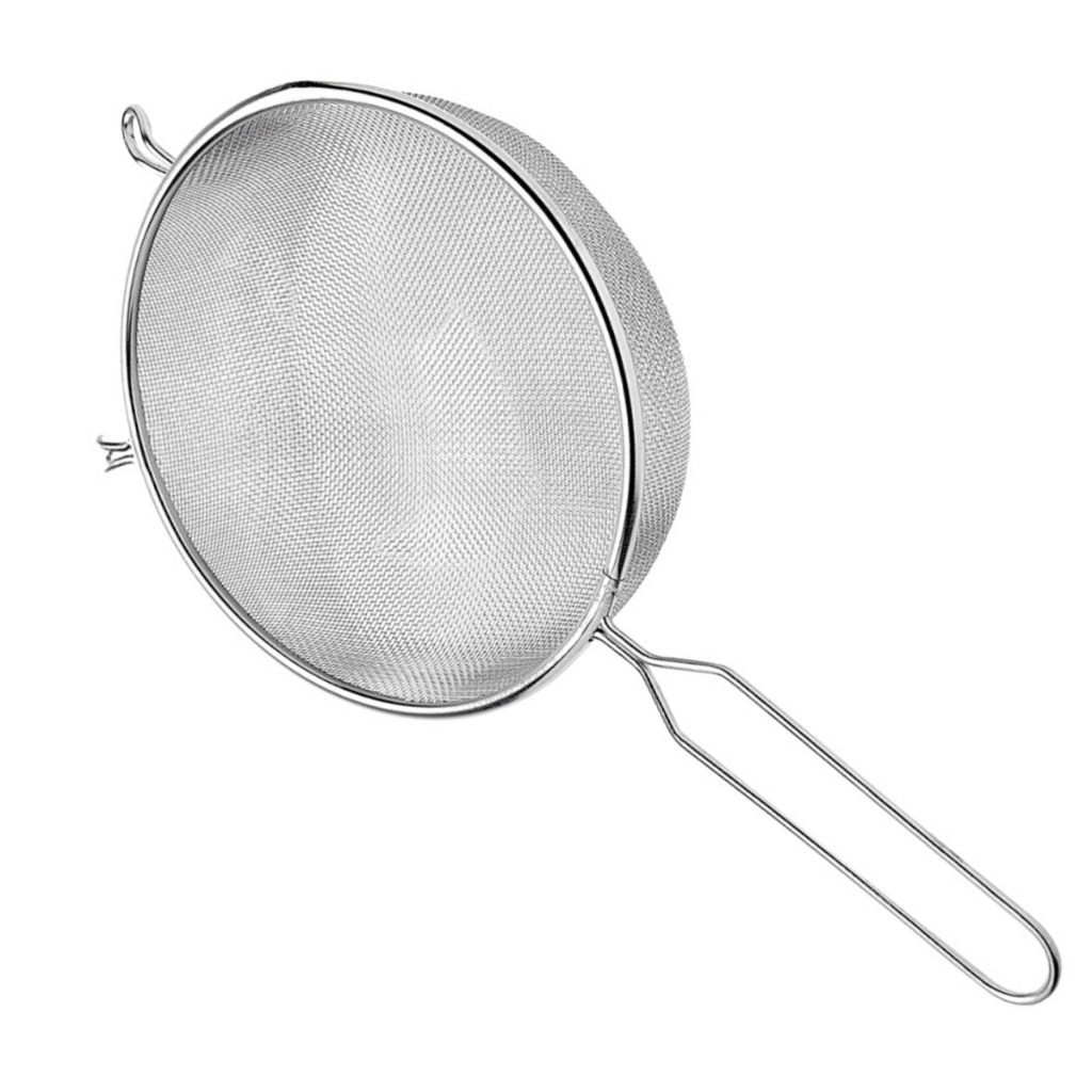Peneira Inox 24cm Multiuso Grande para Coar Escorrer e Preparos na Cozinha - Mimo Style