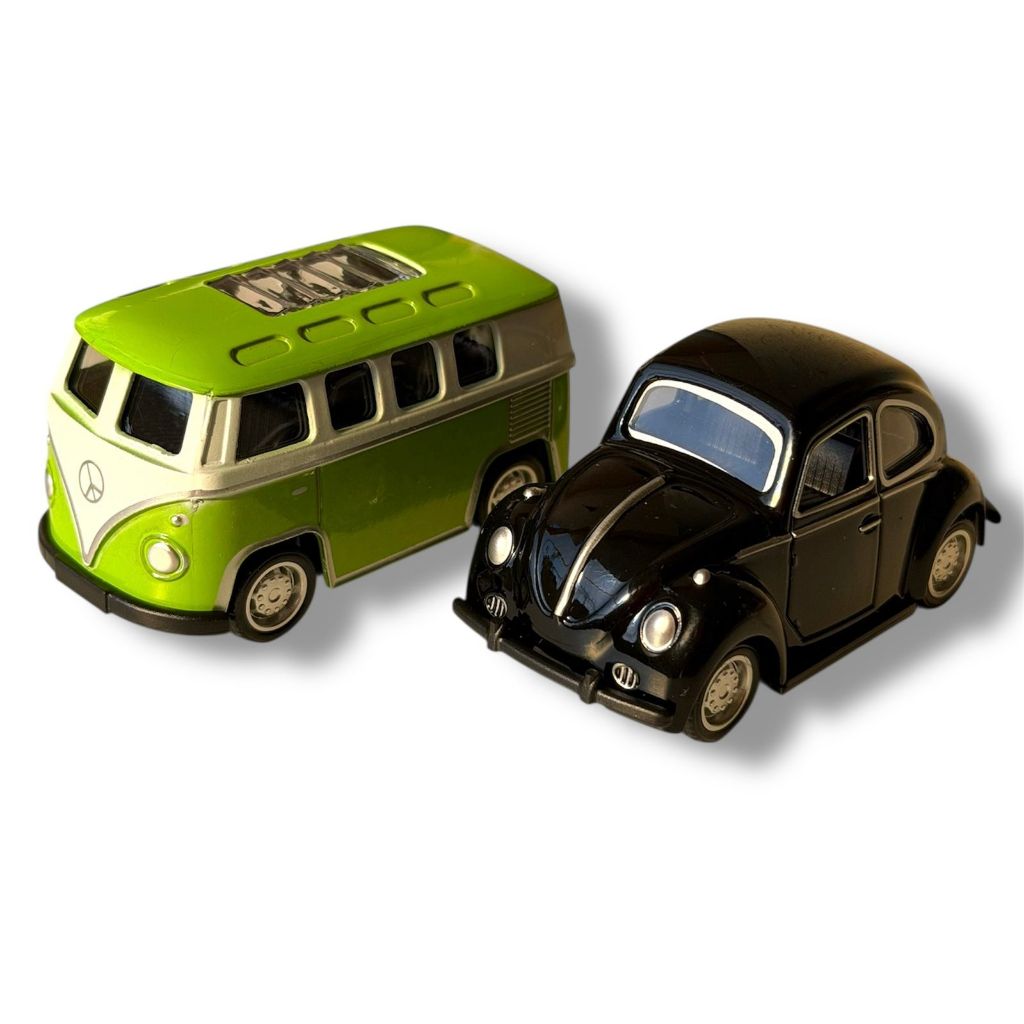 Fusca, Kombi de brinquedo infantil de metal Herbie Beetle 53, Fuca, Komby, Coleção, Ferro a Fricção com roda de Borrach