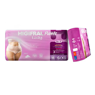Calcinha Roupa Íntima Feminina Descartável Higifral Pants Lady G/XG 16 Unidades em Oferta na Shopee