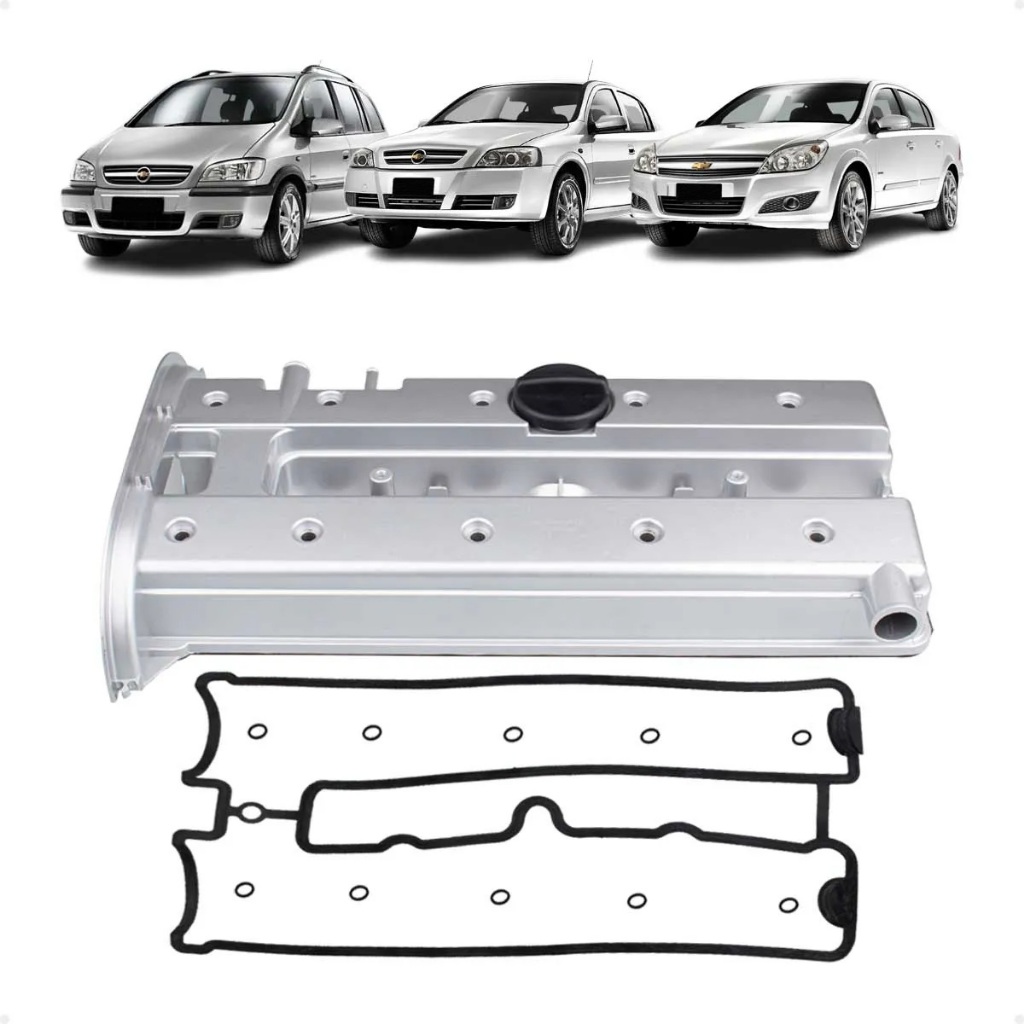 Tampa Válvula Vectra Astra Zafira 2.0 2.2 2.4 16v Alumínio Cinza
