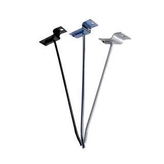 Kits De 30 Ganchos Expositores Branco Zincado e Preto Para Paineis Canaletados Lojas - Todos Os Tamanhos em Oferta na Shopee