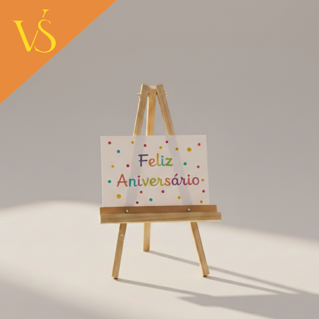 Porta Cartão Cartaz De Homenagem em Cerimonia Aniversário Festa Casamentos Mesa 50cm MDF