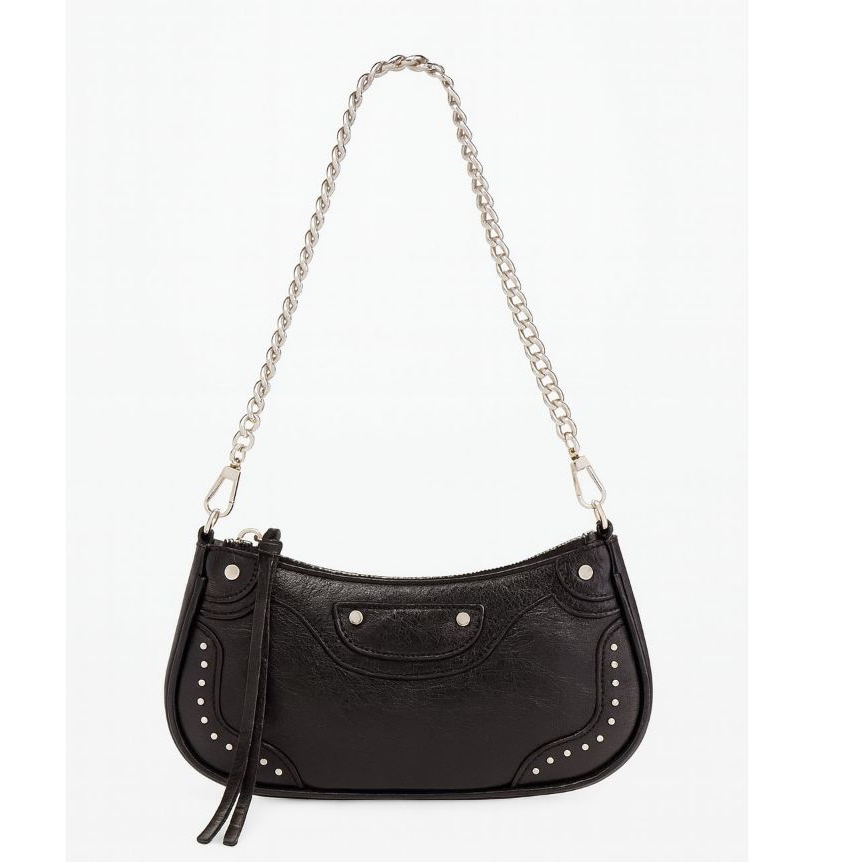 Bolsa Feminina De Ombro Baguete Alça Transversal Detalhe Tarraxa em Oferta na Shopee