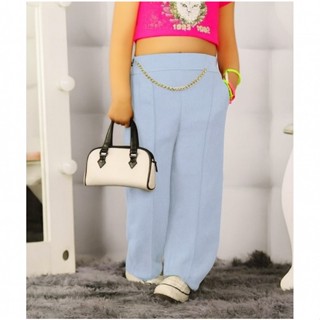 Calça Infantil Pantalona Duna Com Corrente Novidade Estilosa Moderna Moda Blogueirinha em Oferta na Shopee