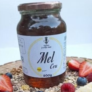 Mel Puro  Cru Florada Silvestre 100% Natural Direto do Produtor Pote de Vidro 800g Mel Cru ...... em Oferta na Shopee
