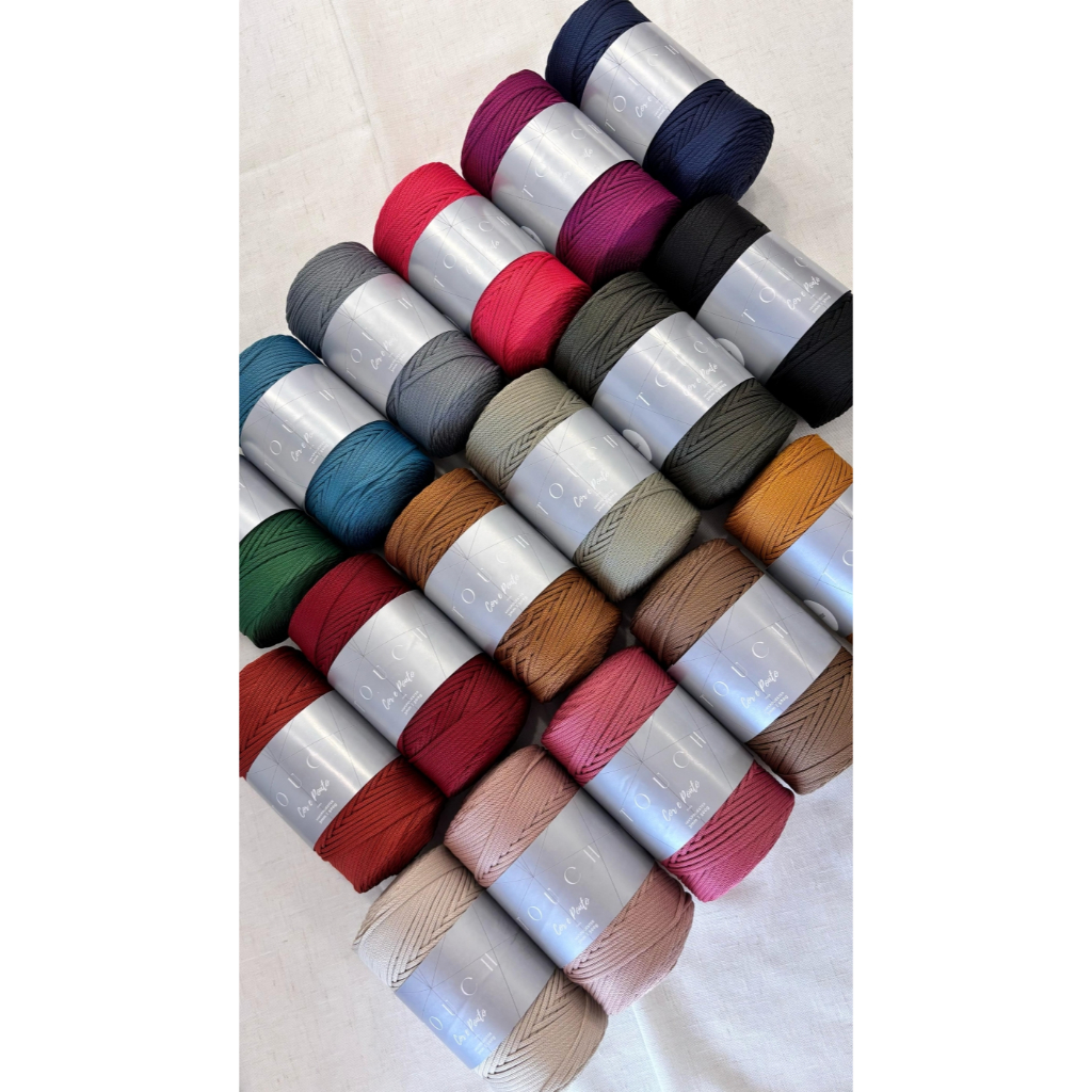 Fio de Poliester Touch Cor e Ponto 3mm - 500g em Oferta na Shopee