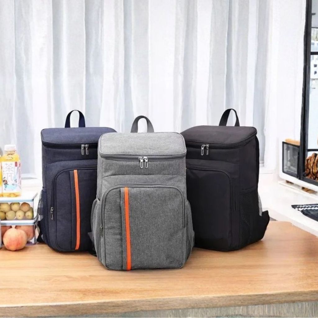 Mochila Térmica Cooler Bebidas Viagem Unissex Impermeável 23L Capacidade Grande Portátil para Piquenique Quente e Frio