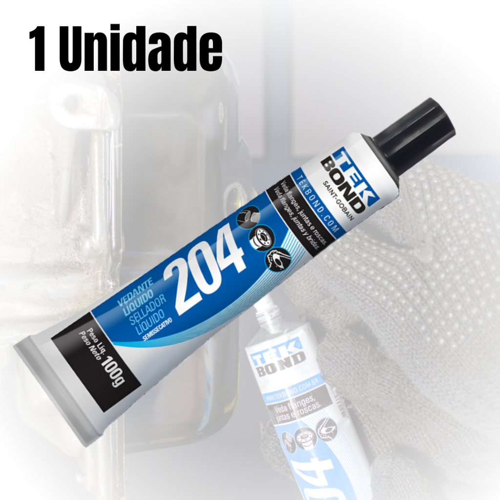 Vedante Líquido Cola Semissecativa 100g 204 Tek Bond Branco