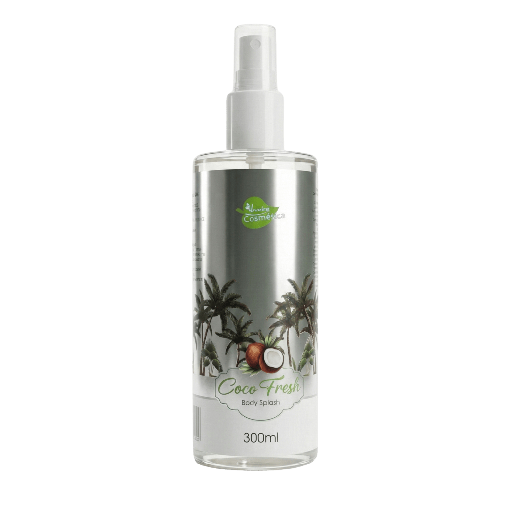 Body Splash Coco Fresh Aroeira Cosmética 300mL | Perfume Refrescante Toque Suave Cuidados Diários
