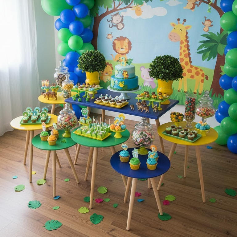 Trio de CAPAS para MESA redondas TRIPÉ/PALITO/RETRÔ (não inclui as mesas )PERSONALIZADAS 50 ou 60 cm