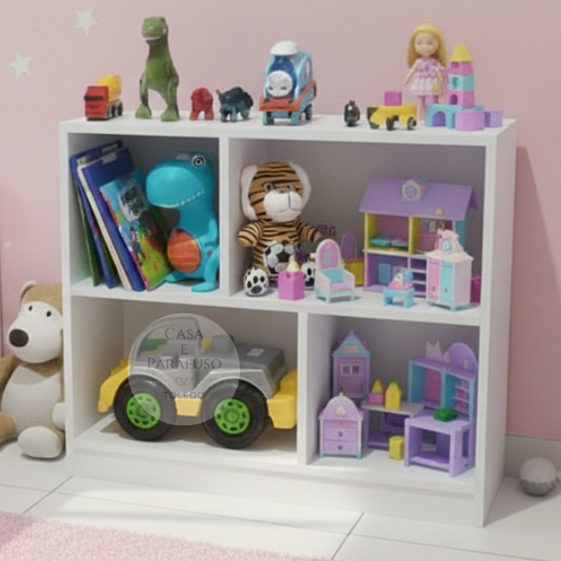 Rack Aparador Nicho Multiuso – Móvel Moderno Para Sala Escritório Quarto  - 32