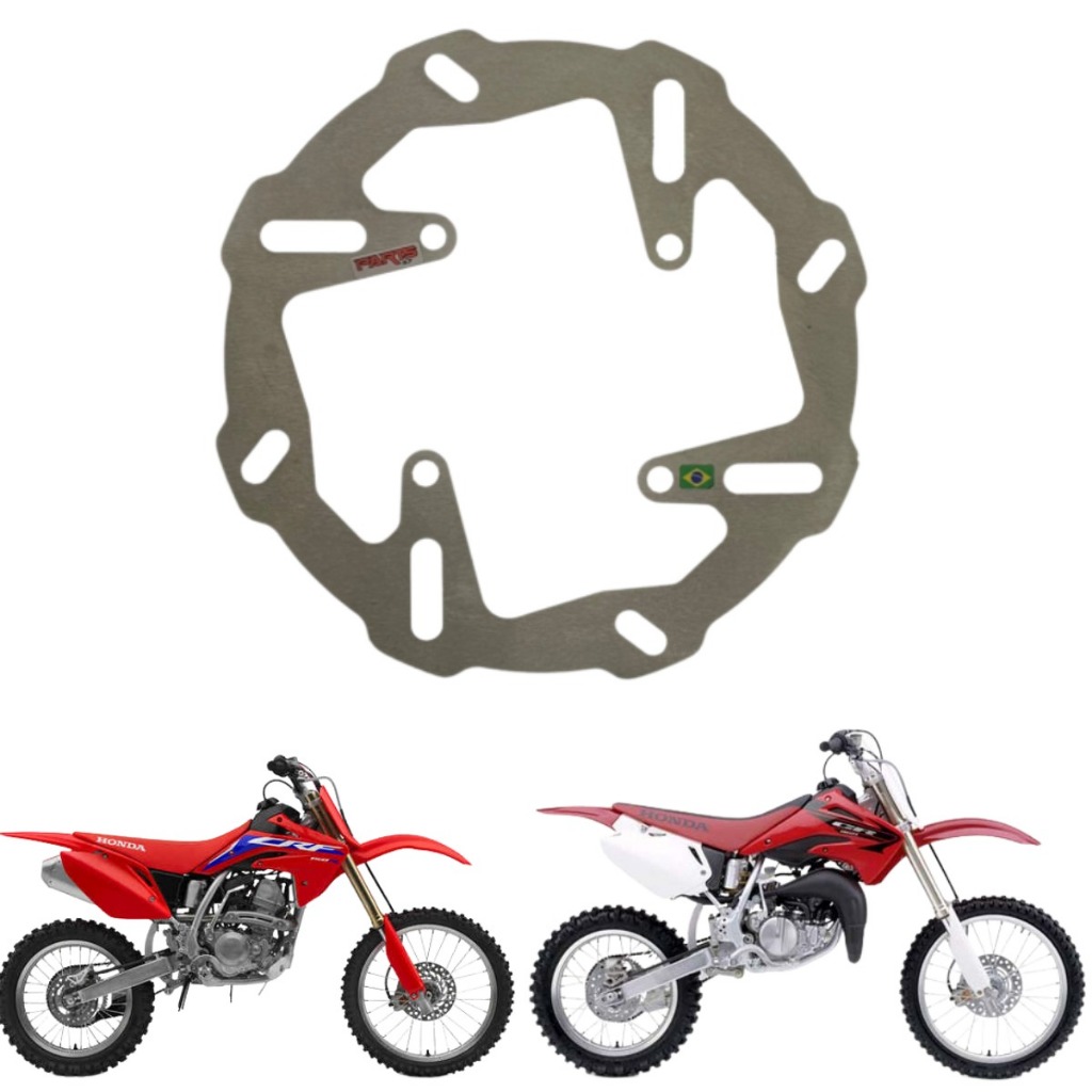 Disco De Freio Honda Cr 85 03/07 Crf 150r 07/25 Traseiro 190mm Ventilado Parts57 Motocross Trilha