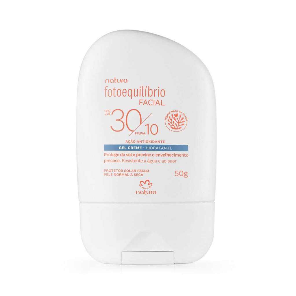 Natura Protetor Facial Loção FPS 30 FPUVA 10 Fotoequilíbrio 50 g