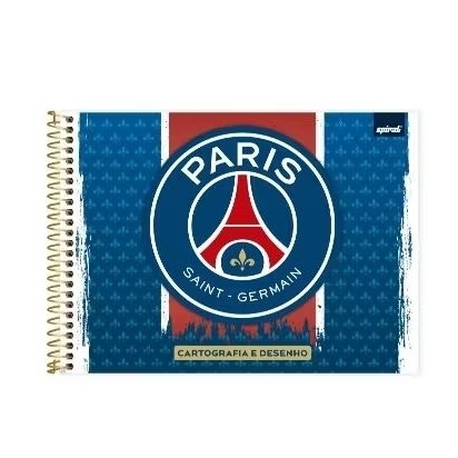 Caderno de cartografia e desenho, Capa dura, 80 folhas, PSG
