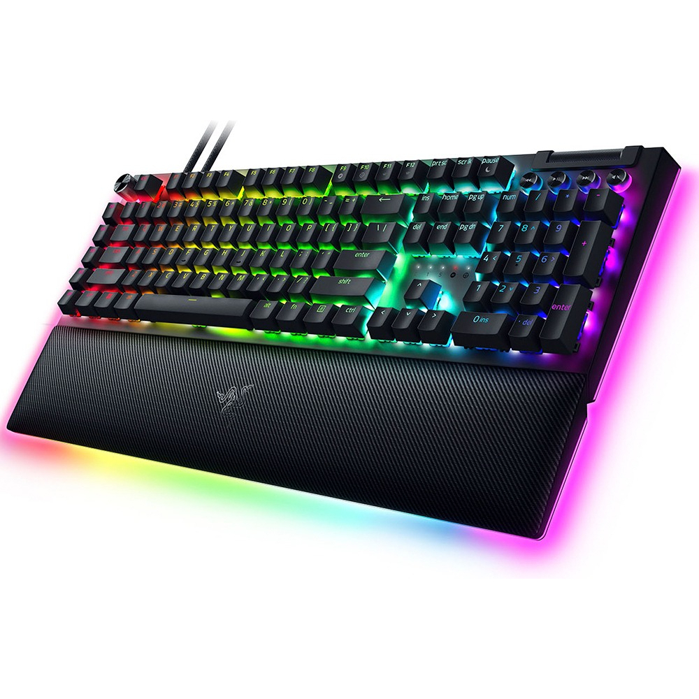Teclado Gamer Mecânico Razer Blackwidow V4 Pro Switch Green RGB Chroma