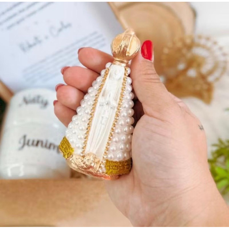 Nossa Senhora Pérola 10cm em Oferta na Shopee