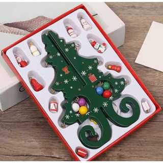 Árvore Decorativa de Natal • 19cm • MDF • 25 MIni Enfeites de Natal • Decoração Natalina