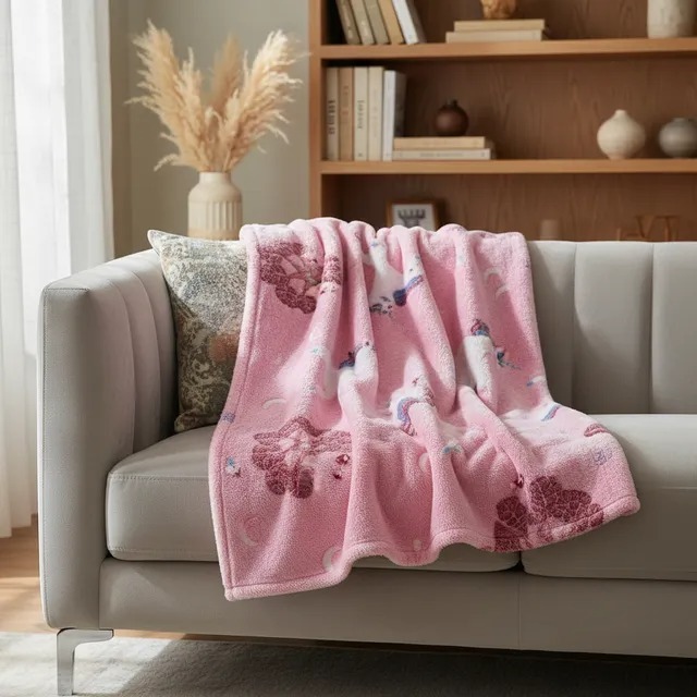 Manta Cobertor Brilha No Escuro 1,80x2,00 Mt