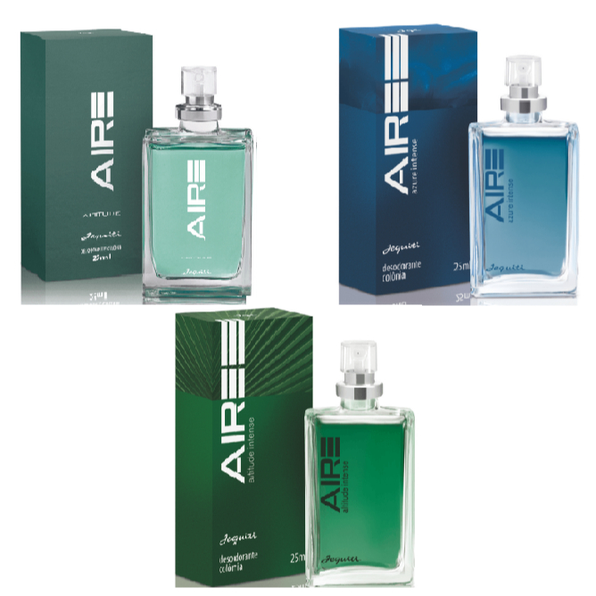 Aire Altitude OU Aire Azure Intense OU Aire Altitude Intense Colônia Masculina 25ml Jequiti