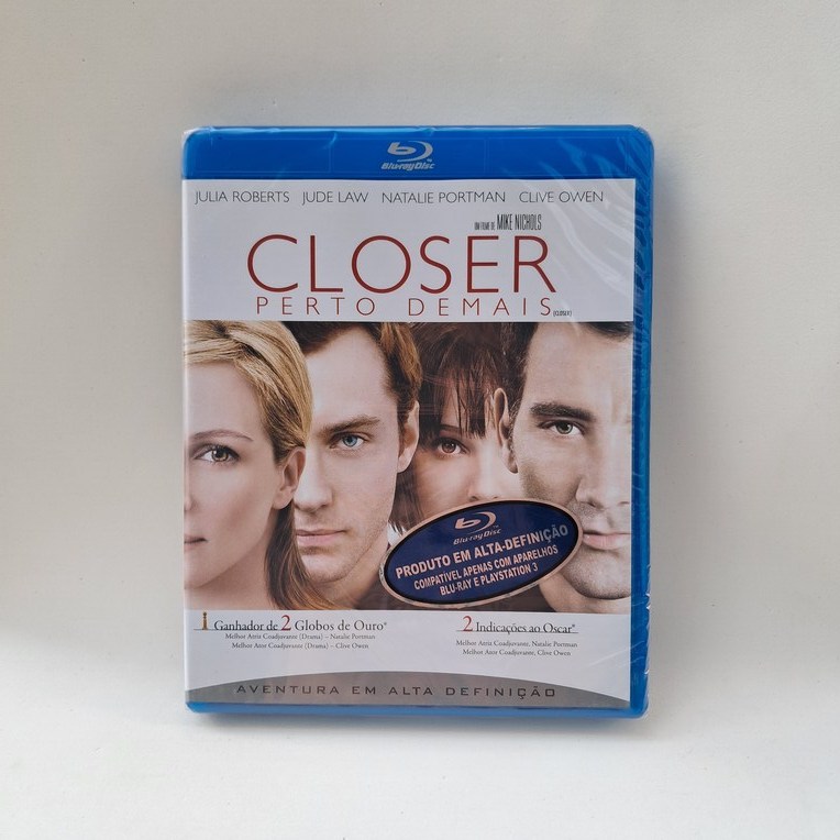 Closer Perto Demais Blu-ray Lacrado E Original
