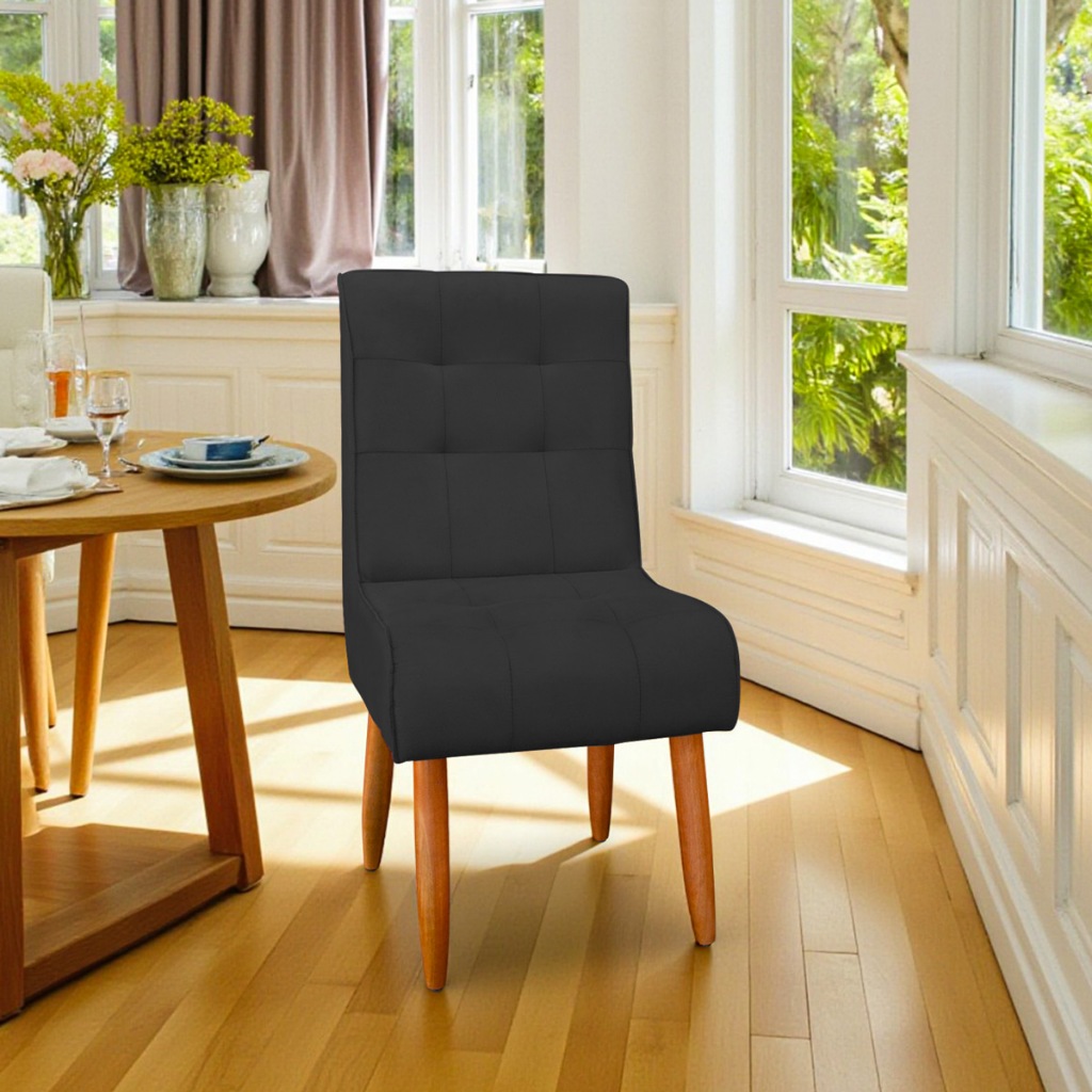 Cadeira de Jantar Mesa Cozinha Sala Sophia Alta Qualidade Suede
