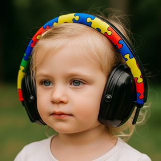 Abafador autista, capinha costurada personalizada em Oferta na Shopee