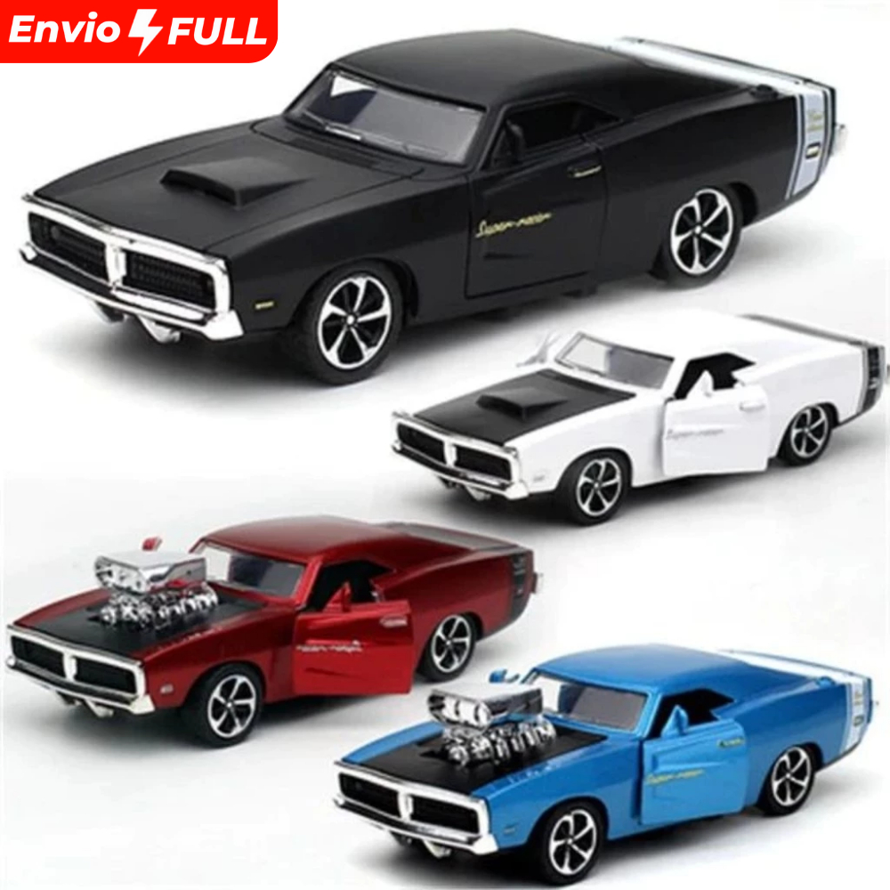 Miniatura Dodge Mustang escala 1/36 Carrinho Antigo Vintage Clássico de Metal Carro Ferro Colecionador velozes furiosos