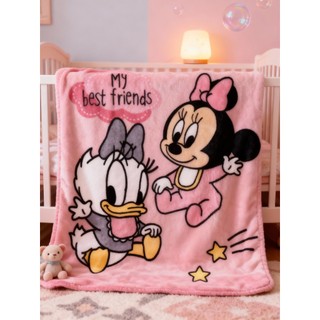 Cobertor Jolitex Antialérgico Bebê Disney Minnie Brincando