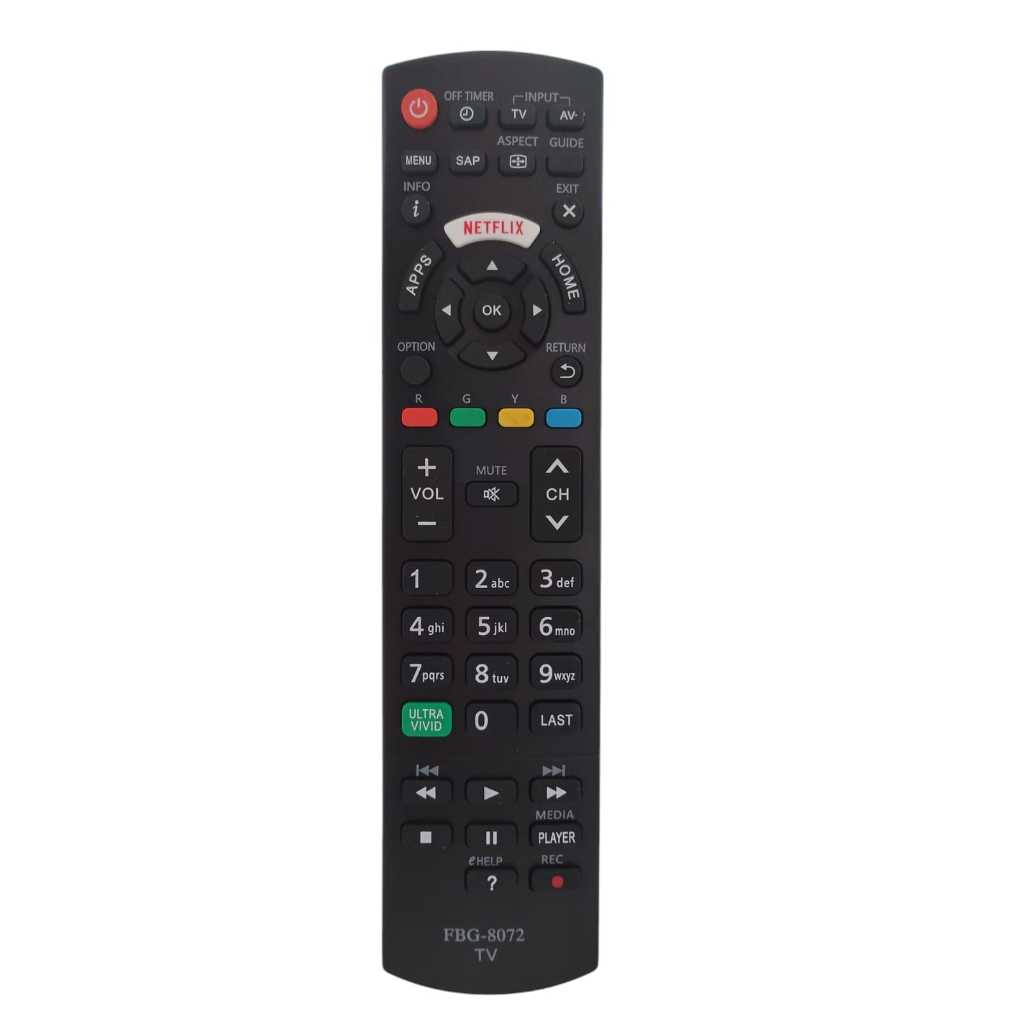 Controle Remoto Compativel Tv Panasonic Led Smart TC-40FS500B FBG-8072
