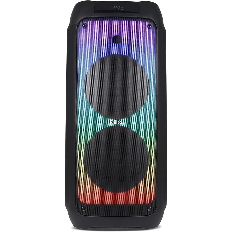 Caixa de Som Amplificada 2000W Philco PCX10101 Flash Lights e Full Led