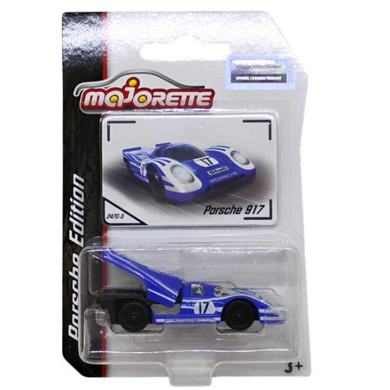 miniatura majorette porsche 917 - n.17 shell - porsche edition