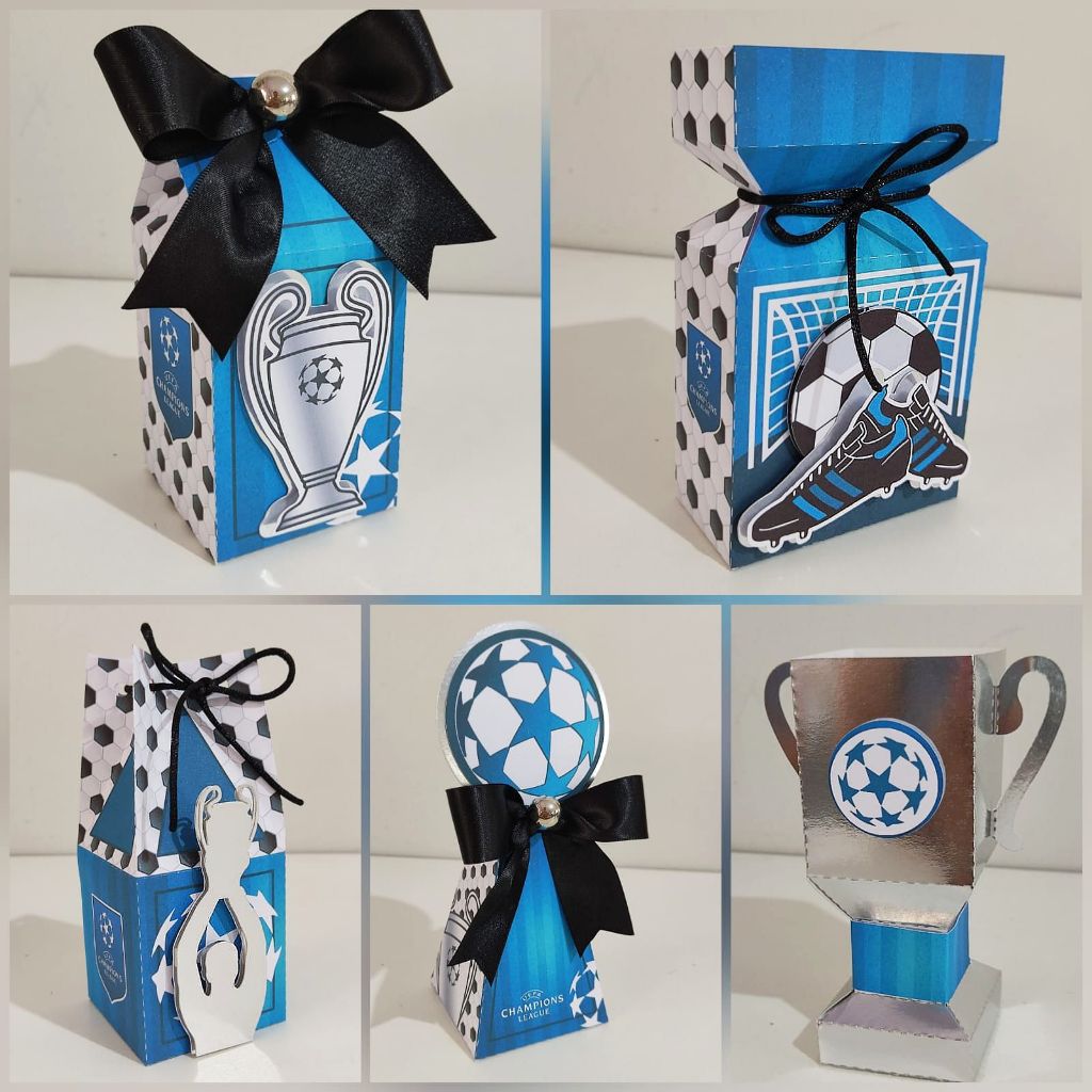 kit Caixas futebol- festa infantil menino - Personalizados para festa - aniversário - time