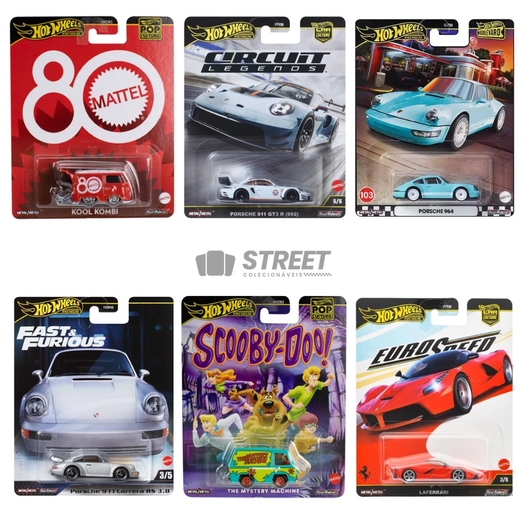 Miniaturas Hot Wheels Premium - Pop Culture Boulevard Car Culture Circuit Legends Fast & Furious